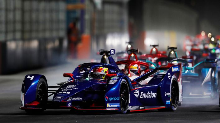 Robert Frijns claimed second place for Envision Virgin Racing. Courtesy of Formula E