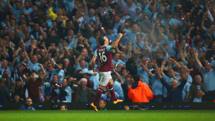 Mark Noble captained West Ham to an emotional farewell to Upton Park