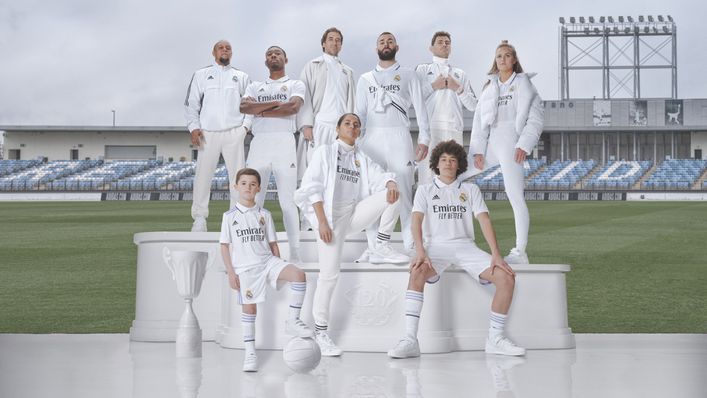 Roberto Carlos, Marcelo, Karim Benzema and David Alaba were among those chosen to model the kit