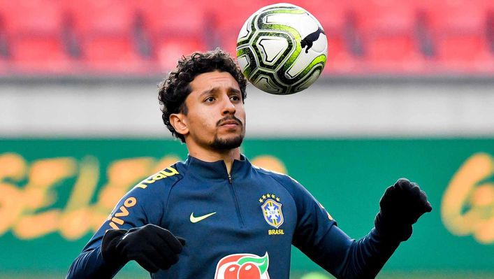 Paris Saint-Germain star Marquinhos is a key man at the back for Brazil