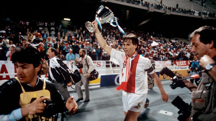 Marco van Basten helped Ajax win the European Cup Winners' Cup