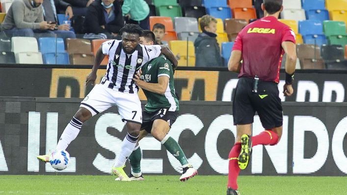 Isaac Success has broken into the Udinese side in recent games
