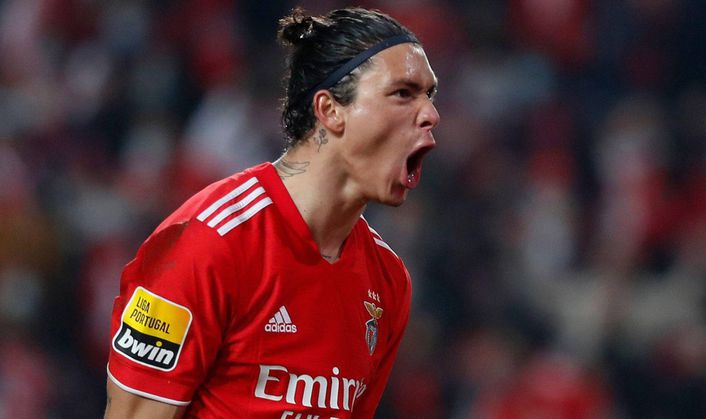 Benfica forward Darwin Nunez is attracting Liverpool and Manchester United