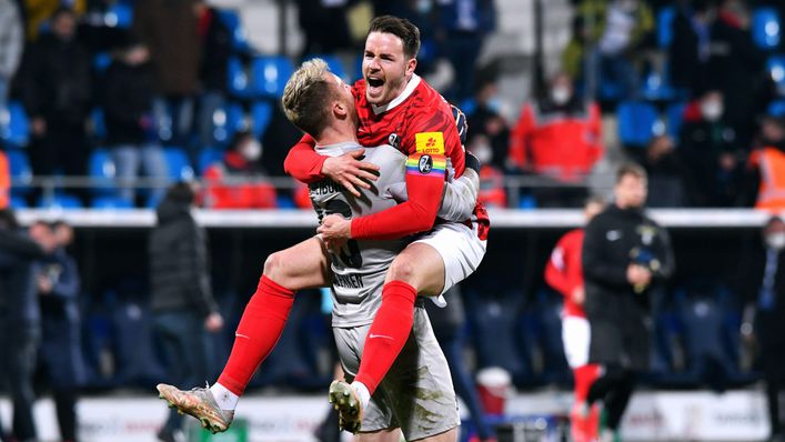 Freiburg captain Christian Gunter will hope to be celebrating DFB-Pokal final glory on Saturday