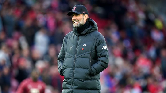 Jurgen Klopp and Liverpool look to maintain their title tilt against Everton