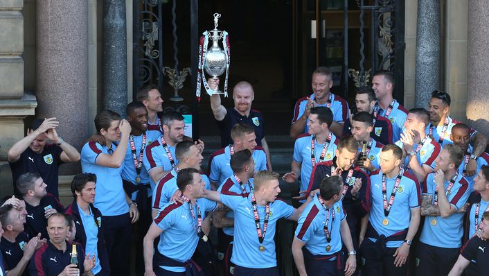 Sean Dyche guided Burnley back into the top flight in 2016
