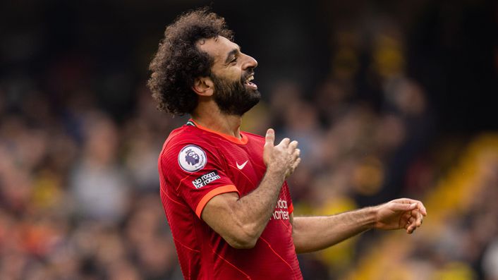 Mohamed Salah has 12 goals in 11 games across all competitions for Liverpool this season