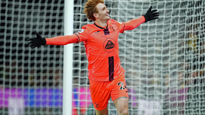 Josh Sargent netted his first and second Premier League goals of the season