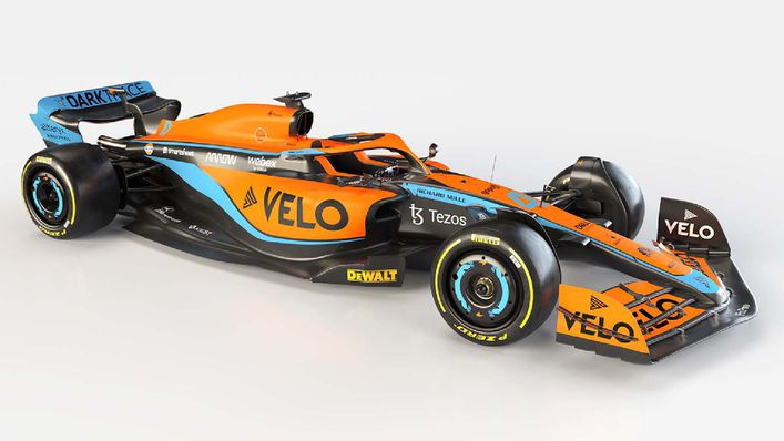 McLaren's MCL36 has a bold new livery for the 2022 season: Drivers: Lando Norris and Daniel Ricciardo