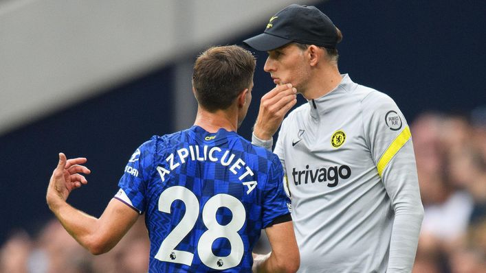 Thomas Tuchel hopes to have Cesar Azpilicueta available to face Lille