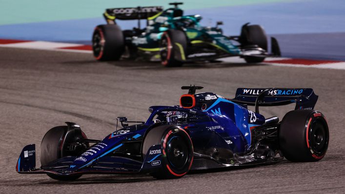 The Williams FW44 has a new blend of blues and red for 2022. Drivers: Nicholas Latifi and Alex Albon