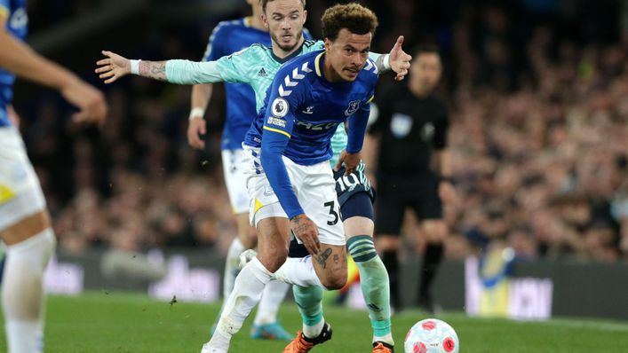 Dele Alli played an important part in Everton's equaliser against Leicester