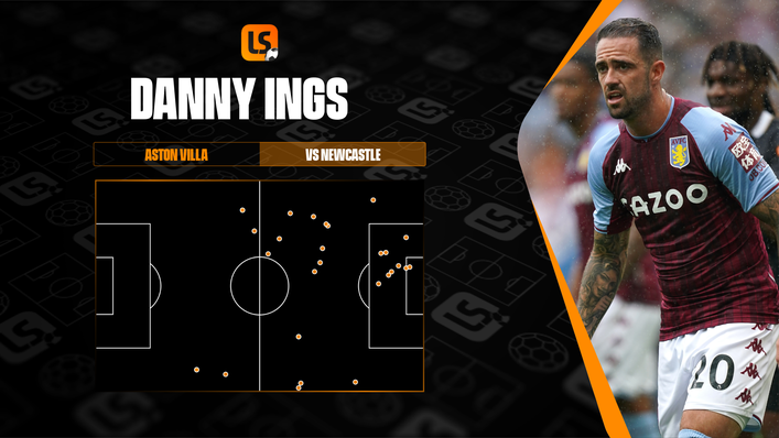 Danny Ings was allowed to see plenty of the ball on his home debut