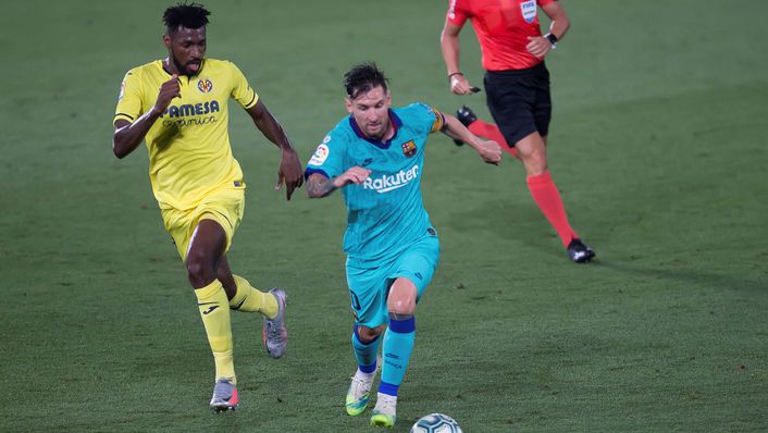 Samuel Chukwueze will come up against Lionel Messi again on Sunday