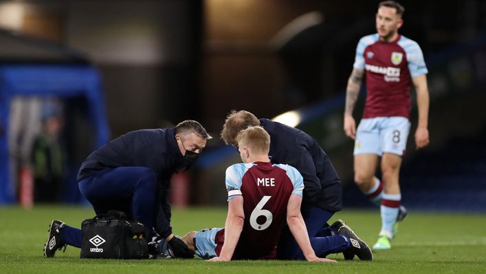 Ben Mee is hoping to be back for Burnley's trip to Aston Villa