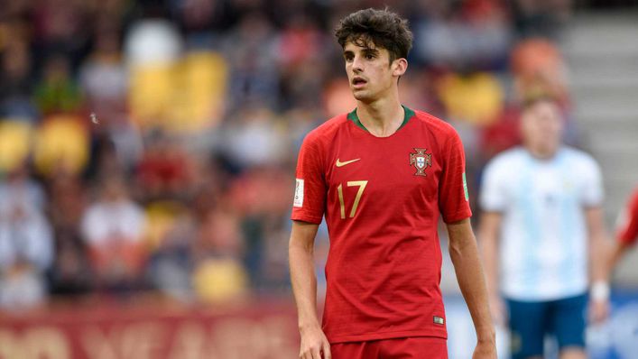Francisco Trincao received plaudits for his exploits with Portugal in youth football