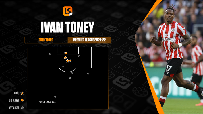 Ivan Toney knows exactly where he needs to be in order to be effective for the Bees