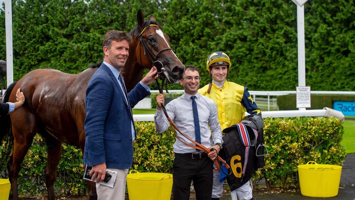 Trainer William Knight (L) will be confident about King Of The South's chances