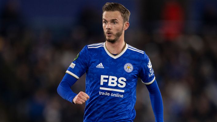 Leicester playmaker James Maddison has not been rewarded for a recent good run of form