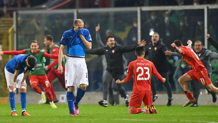 Italy failed to qualify for the World Cup after being stunned by North Macedonia during qualification in March