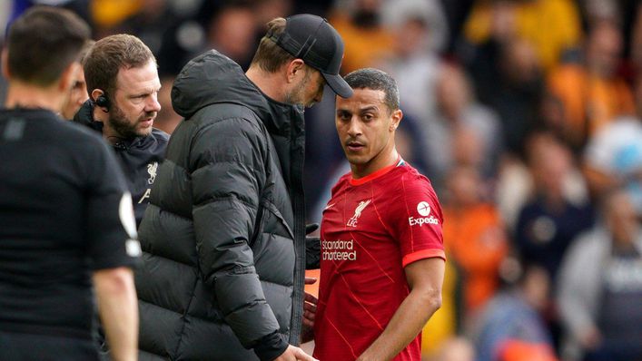 Jurgen Klopp will not give up on Thiago Alcantara being fit to face Real Madrid