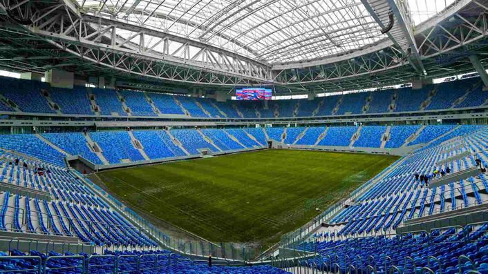 The Krestovsky Stadium in Russia is this season's Champions League final venue