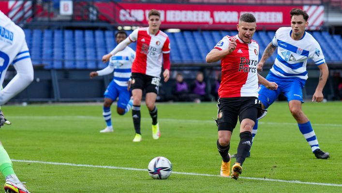 Bryan Linssen has been a consistent finisher for Feyenoord this campaign