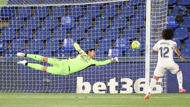 Thibaut Courtois has kept four clean sheets in his last four games