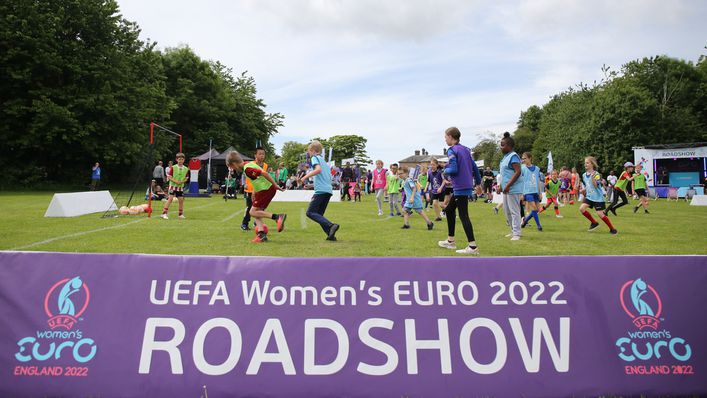 The UEFA women's Euro 2022 roadshow is bringing the game to the cities that will host the tournament