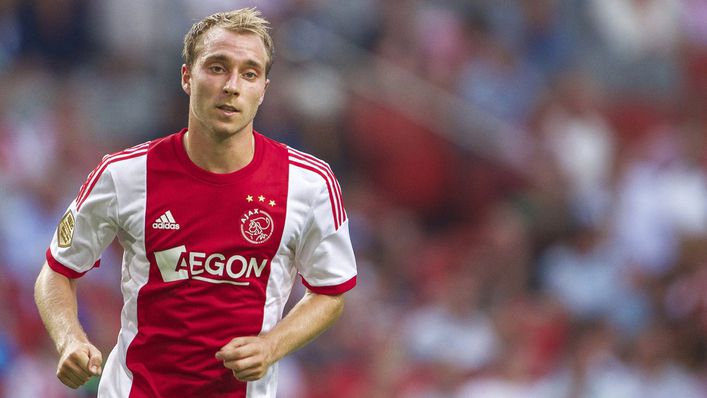 Christian Eriksen began his senior career with Ajax