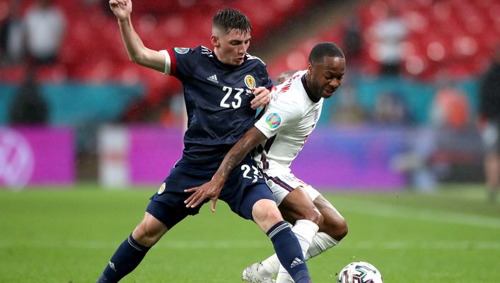 Billy Gilmour impressed when he made his only start at Euro 2020 against England