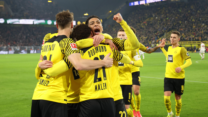 Victory for Borussia Dortmund on Saturday will see them go ahead of rivals Bayern Munich, who play later