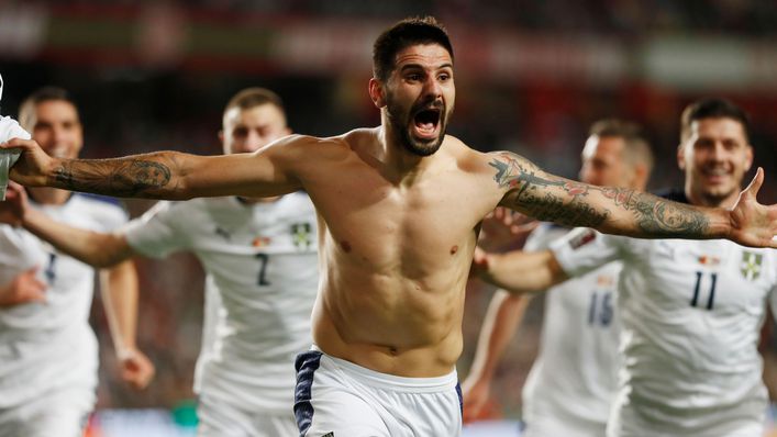 Aleksandar Mitrovic was Serbia's hero in pipping Portugal to automatic qualification