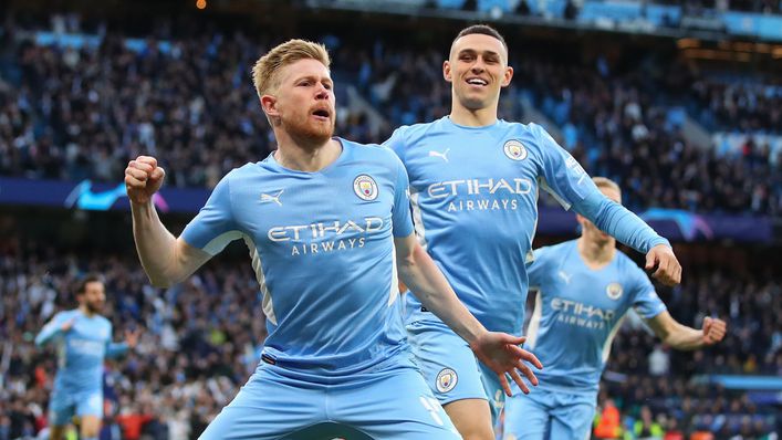 Kevin De Bruyne's second-minute opener set the tone for an entertaining clash