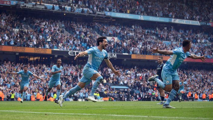 Supersub Ilkay Gundogan scored two goals in Manchester City's dramatic win 3-2 over Aston Villa to clinch the title