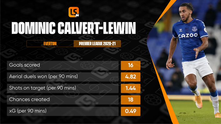 Dominic Calvert-Lewin enjoyed a fine season for Everton last term