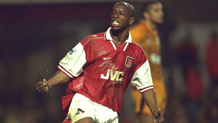 Ian Wright was a prolific goalscorer for Arsenal