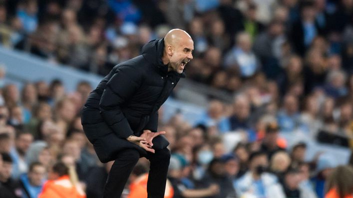 Manchester City boss Pep Guardiola will hope his team can cruise past Leeds this weekend