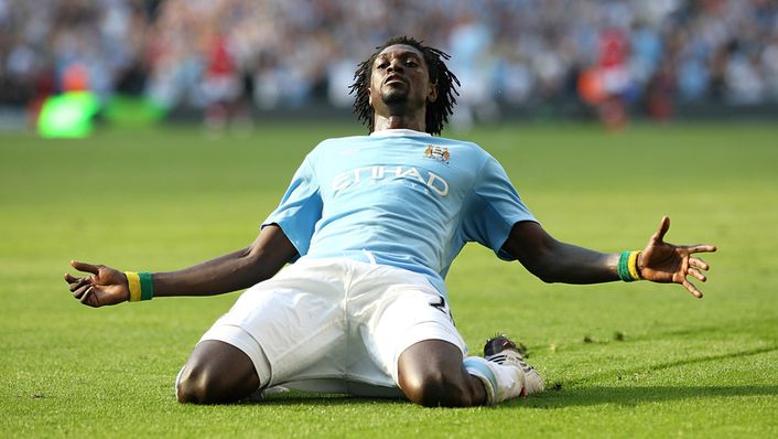 Emmanuel Adebayor's infamous celebration in front of Arsenal fans will live long in the memory