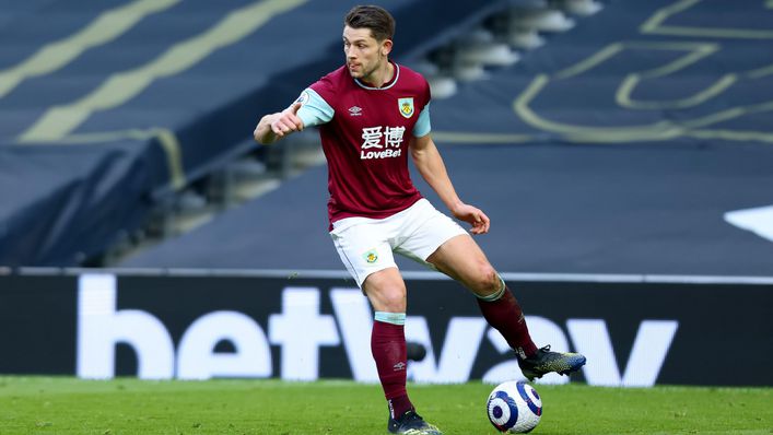 Burnley defender James Tarkowski is expected to miss the trip to Tottenham