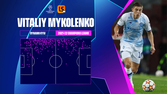 Vitaliy Mykolenko is at ease bombing down the left