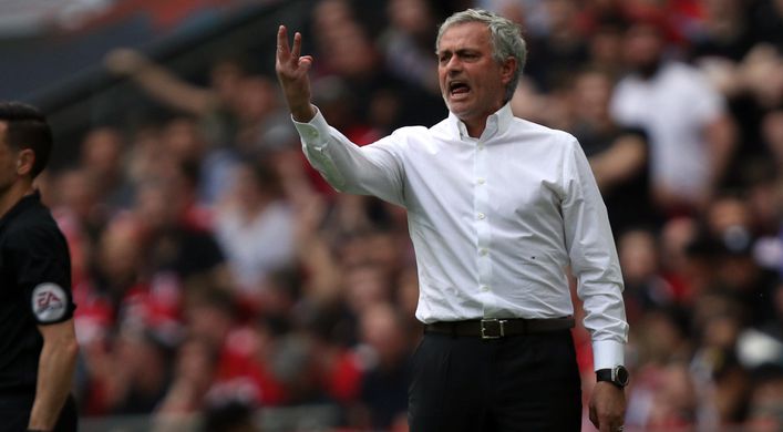 Jose Mourinho struggled to keep his cool at Manchester United