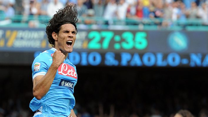 Edinson Cavani enjoyed succesful spells at Palermo and Napoli