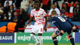 Amadou Haidara plays a huge role in holding midfield for RB Leipzig