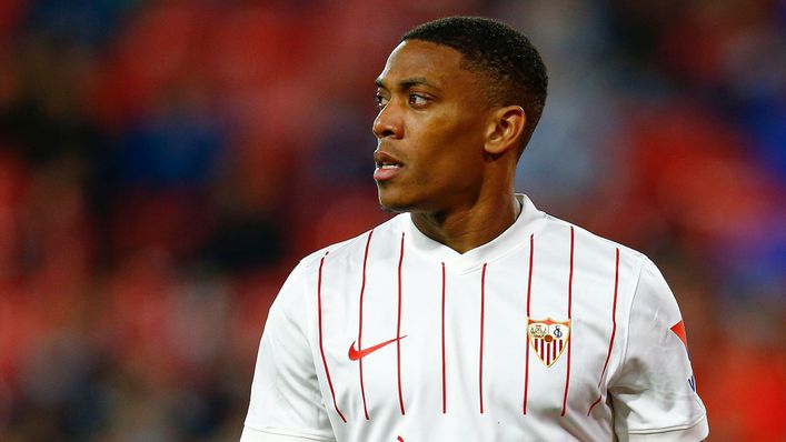 Anthony Martial is currently on loan at Sevilla but could be heading to Tottenham