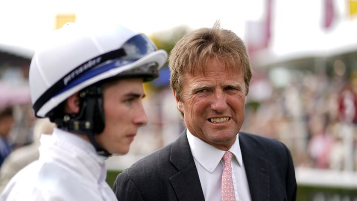 Michael Dods was left celebrating after Prince Alex won at Goodwood on Saturday