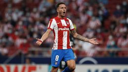 Saul Niguez has completed his move from Atletico Madrid to Chelsea